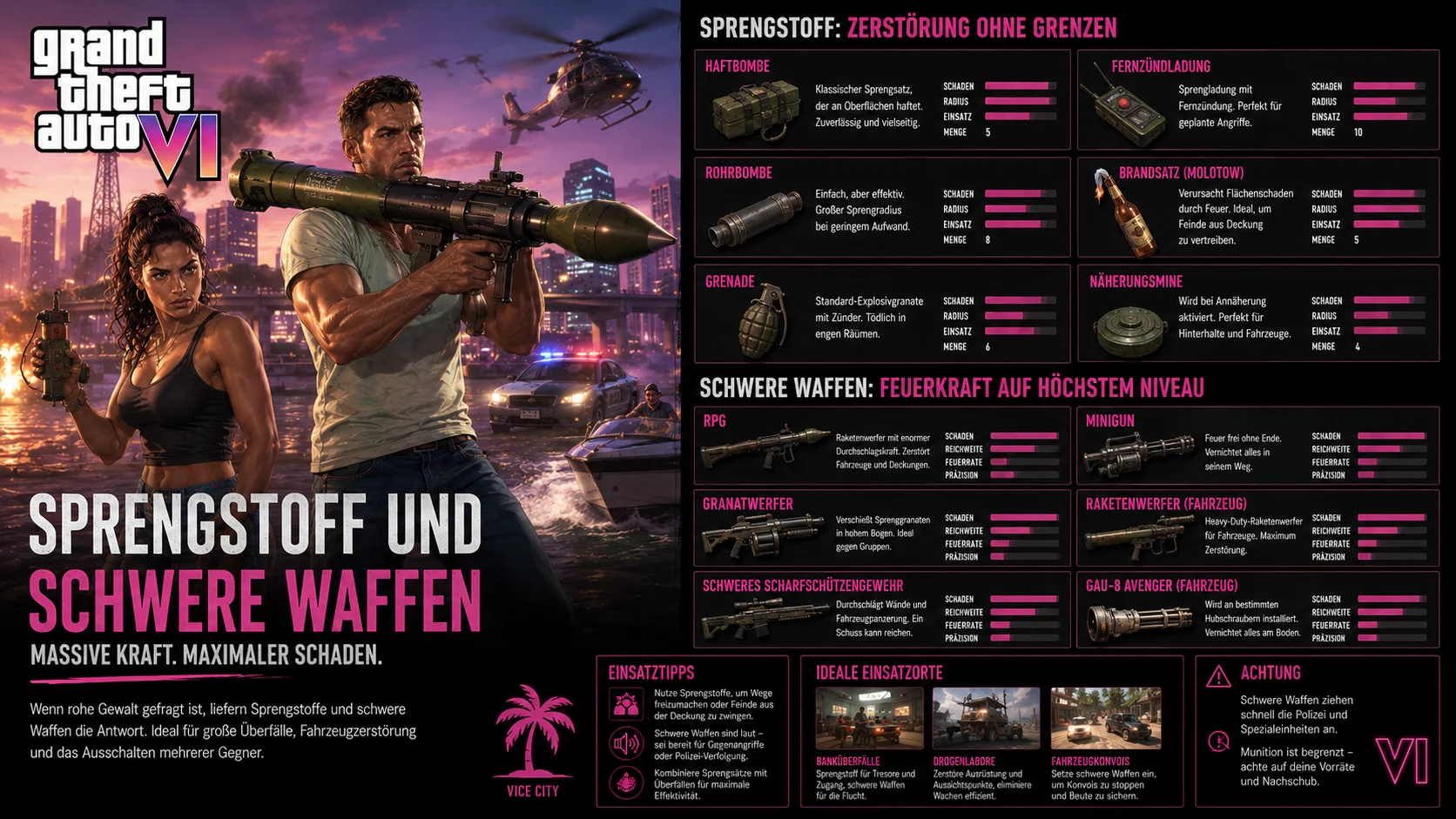 Platzhalterbild für Sprengstoff und schwere Waffen in GTA 6