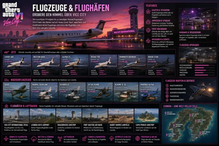 GTA 6 Flugzeuge
