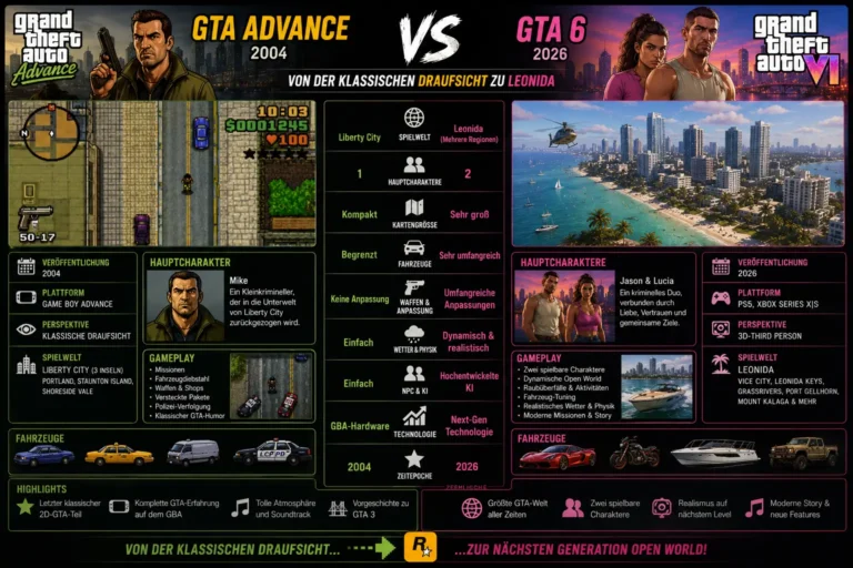 GTA Advance vs. GTA 6