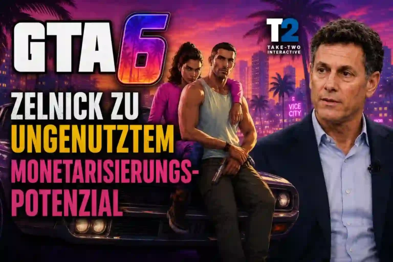 GTA 6: Zelnick zu ungenutztem Monetarisierungspotenzial