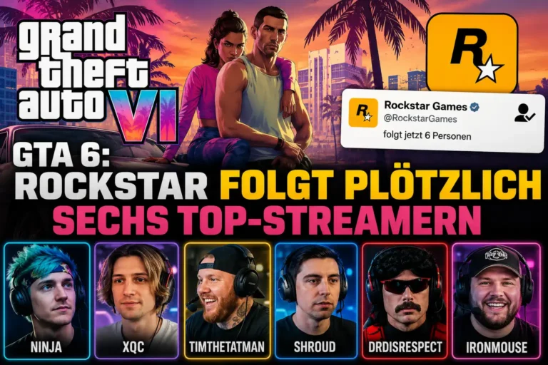 GTA 6: Rockstar folgt plötzlich sechs Top-Streamern