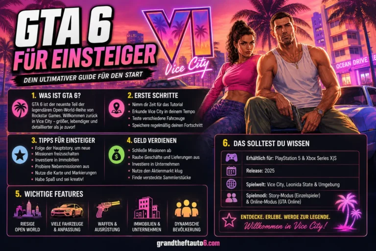 GTA 6 für Einsteiger