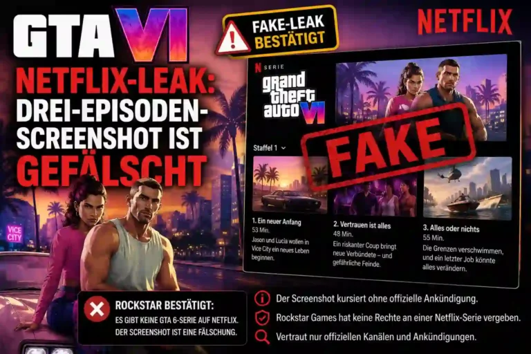 Angeblicher Drei-Episoden-Leak zur Netflix-Premiere ist gefälscht